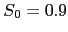 $S_0=0.9$