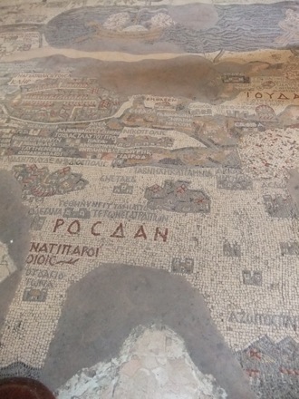Madaba_the Byzantine-era mosaic map of the Holly Land