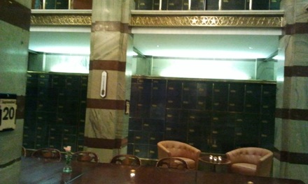 Inside the bank vault at Chalmers House