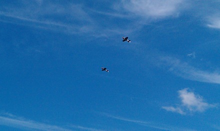 One piloted by Paul Bonhomme the double Red Bull Air Race World Champion