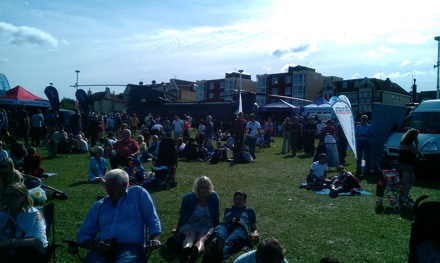 The Air Show is a prime Recruitment Event for the Armed Services They all bring their toys to show off