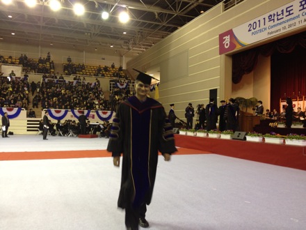 Graduation ceremonies in POSTECH, Pohang, South Korea