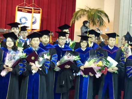 Graduation ceremonies in POSTECH, Pohang, South Korea