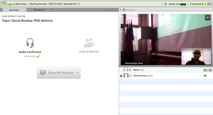 David Bombac, Ph.D. Examination, University of Ljubljana