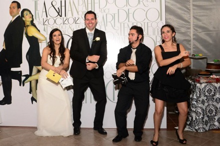 Andrea Sanchez Valencia and Hector Pous