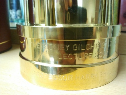 Miners lamp, Sidney Thomas Gilchrist Lecture