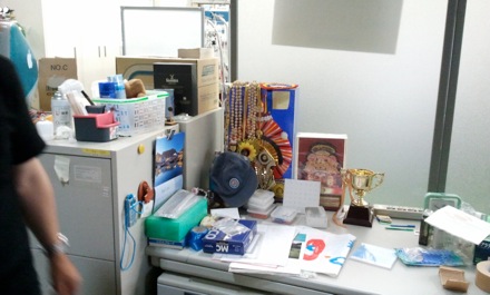 Harry Bhadeshia at NIMS in Japan, 2012