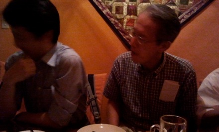 Harry Bhadeshia at NIMS in Japan, 2012