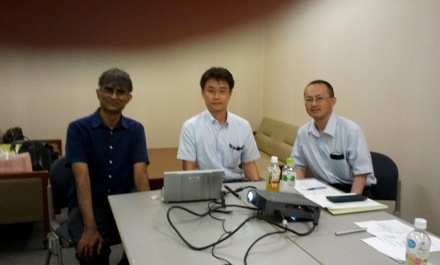 Harry Bhadeshia at NIMS in Japan, 2012