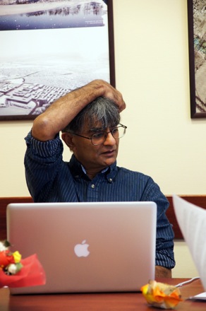 Harry Bhadeshia in Russia, Olga Ushakova, Igor Abrikosov, Sergei Kaloshkin, Tim O'Connor, MISiS, National University of Science and Technology