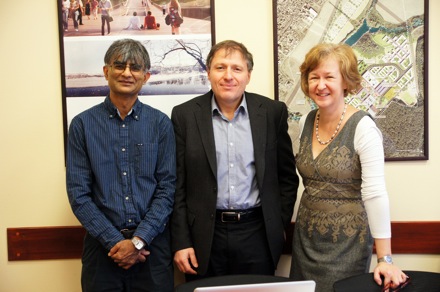 Harry Bhadeshia in Russia, Olga Ushakova, Igor Abrikosov, Sergei Kaloshkin, Tim O'Connor, MISiS, National University of Science and Technology