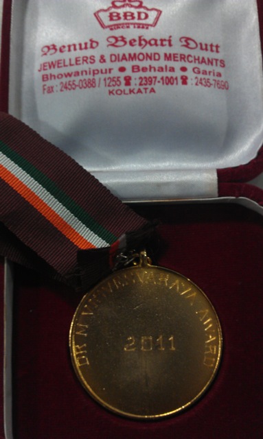 Sourav Das, Visvesvaraya Gold Medla