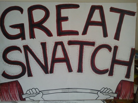 Wilberth Solano and James Nygaard at the London 2012 Olympics 00 Homemade sign