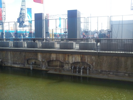 Wilberth Solano and James Nygaard at the London 2012 Olympics 10 London Docklands