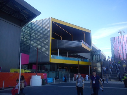 Wilberth Solano and James Nygaard at the London 2012 Olympics 15 Excel Arena