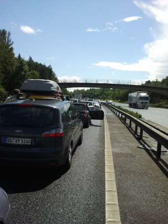 accident on M11 motorway
