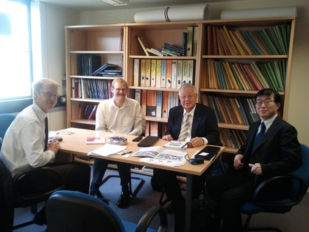 Lucy Fielding, Dawn retiring, Mathew Peet, Torrin MacKay, Sanbao Lin, Steve Ooi, Shinichi Nambu, Hector Pous, Ducklings,Graham Pullan from the Engineering Department, Mathew Peet, Yoshiaki Tsukada (Head of Innovation and Technology at Mitsubishi Heavy Industries, and Hikaru Tashiro from MHI
