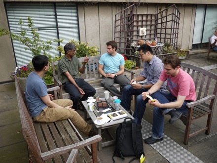 Lucy Fielding, Dawn retiring, Mathew Peet, Torrin MacKay, Sanbao Lin, Steve Ooi, Shinichi Nambu, Hector Pous, Ducklings,Graham Pullan from the Engineering Department, Mathew Peet, Yoshiaki Tsukada (Head of Innovation and Technology at Mitsubishi Heavy Industries, and Hikaru Tashiro from MHI