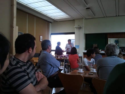 Lucy Fielding, Dawn retiring, Mathew Peet, Torrin MacKay, Sanbao Lin, Steve Ooi, Shinichi Nambu, Hector Pous, Ducklings,Graham Pullan from the Engineering Department, Mathew Peet, Yoshiaki Tsukada (Head of Innovation and Technology at Mitsubishi Heavy Industries, and Hikaru Tashiro from MHI