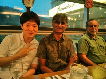 Jae Hoon Jang wins the Acta Materialia Student's Award, celebration at Namashkar