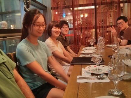 Jae Hoon Jang wins the Acta Materialia Student's Award, celebration at Namashkar