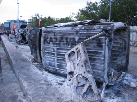 Amir Shirzadi and his father in Turkey
