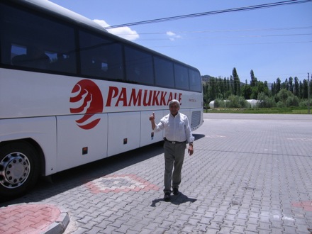 Amir Shirzadi and his father in Turkey