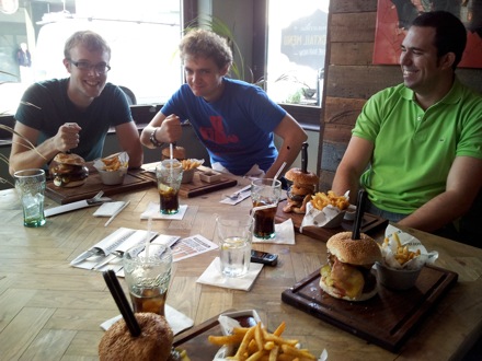 Phase transformations and complex properties research group, Hector Pous, Ed Pickering, Chris Smith, Wilberth Solano, Tim Ramjaun