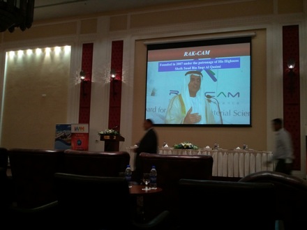 Harry Bhadeshia in Dubai,  5th Workshop organised by the Ras Al Khaimah Centre for Advanced Materials