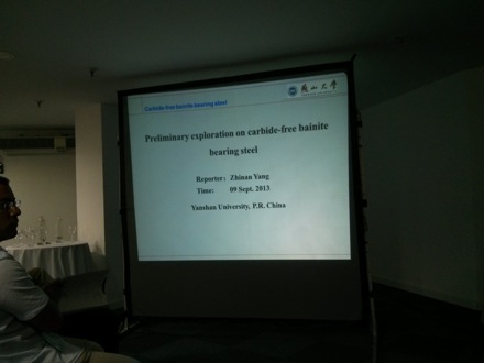 Euromat 2013, Seville, Spain, Phase transformations and complex properties research group, Harry Bhadeshia