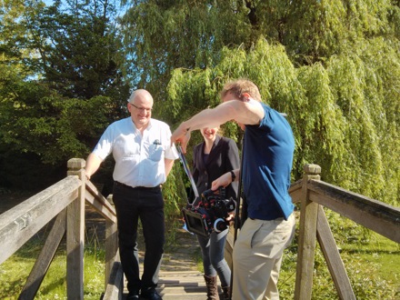 Tata steel film crew, Mandla Sibanda, Harry Bhadeshia, Lucy Fielding, Matthew Peet, National Physical Laboratory, Poynting balance, Alan Turing, thermal desorption analysis