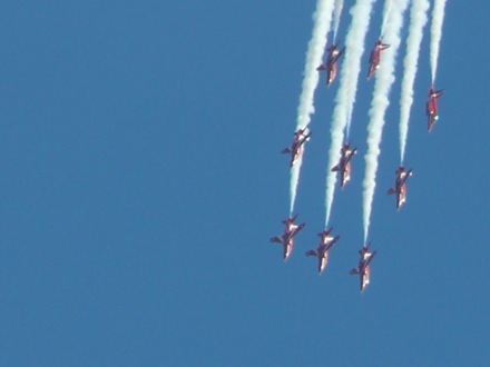 Duxford air show, red arrows, Olivine gems, steel, metallurgy, Mathew Peet, Hala Salman Hasan, Cambridge