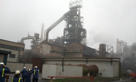 David Bombac, Hala Salman Hasan,  Hector Pous, Harry Bhadeshia, Guo Lei, Tata Steel, Port Talbot, Swansea University, South Wales Materials Society