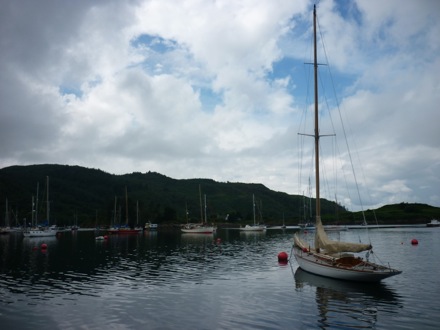 Tim Ramjaun, sailing around Scotland