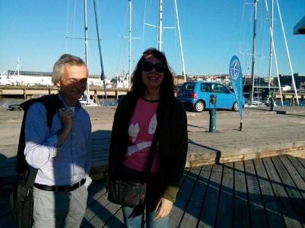 Harry Bhadeshia in Sweden, September 2013, University of the West, with Jorgen Andersson, Maria Teresa Coll Ferrari, Lars-Erik Svensson and Leif Karlsson, metallurgy, steels