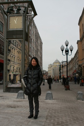 Yan Pei in Moscow, Russian Federation