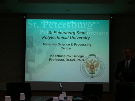 St Petersburg State University, flowers, GIFT, POSTECH, Harry Bhadeshia, South Korea, Pohang University of Science and Technology, Namashkar restaurant, Indian food