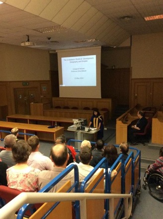 Professor Dina Abbott, inaugural lecture,The in-between world of Geography, Development and the Empire