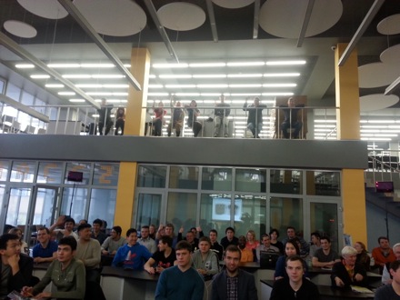 Harry in Moscow, March 2014, visiting NUST-MISIS