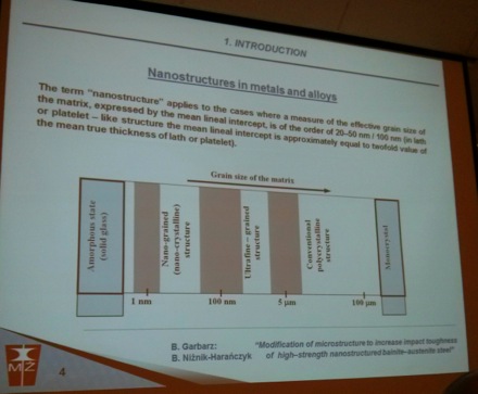 Warsaw, Poland, nanostal conference, modern steels, superbainite, nanostructured bainite