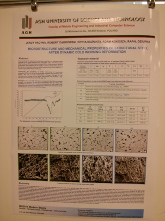 Warsaw, Poland, nanostal conference, modern steels, superbainite, nanostructured bainite