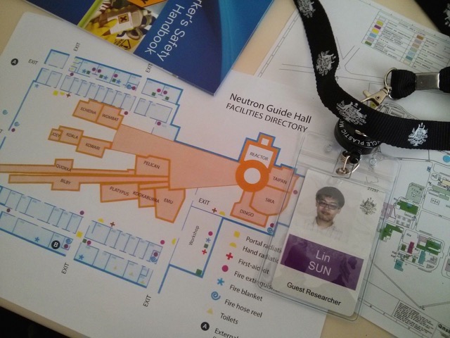 Lin Sun visits Australia, Small angle neutron scattering, phase transformations and complex properties research group