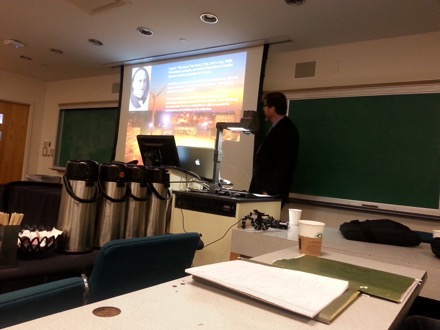 Harry Bhadeshia at the Case Western Reserve University to deliver the 2015 Van Horn Distinguished Lectures