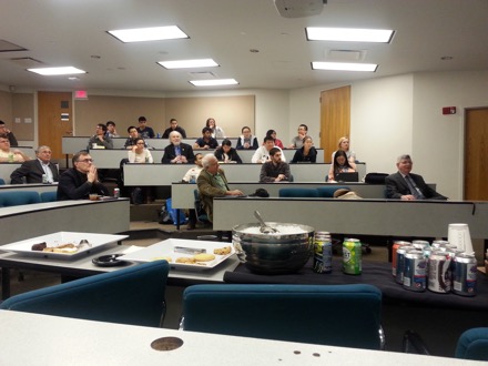 Harry Bhadeshia at the Case Western Reserve University to deliver the 2015 Van Horn Distinguished Lectures