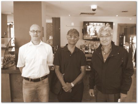 Oliver Sfreddo (BP Europa SE), Harry Bhadeshia and Hocine Faci (Castrol Industrial) A meeting at Kings Cross station, with BP Castrol, the Faroe Islands, The Royal Society of Chemistry, CBMM Charles Hatchett Seminar, Robert Boyle, and POSTECH.