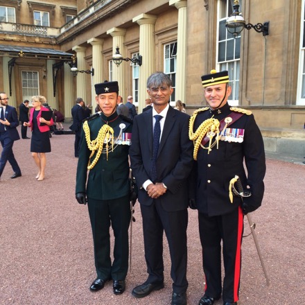 Harry Bhadeshia, Knighthood, investiture, buckingham palace, duke of Cambridge