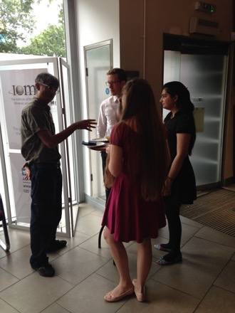 literature review prize, materials science and technology, IOM3, Harry Bhadeshia, John Francis, Andy Howe, Marie Bachelet, Alex Barbaro, Rabia Nazir, Styliani Papatzani, Charlotte Lynch, Christopher Ren,  Lunch (5)