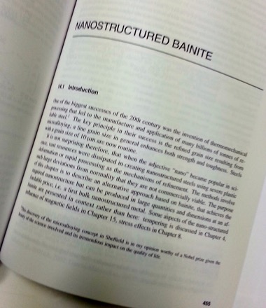 Bainite in Steels: theory and practice, third edition, H. K. D. H. Bhadeshia, steels, phase transformations