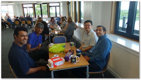 Mathew is taking the photo