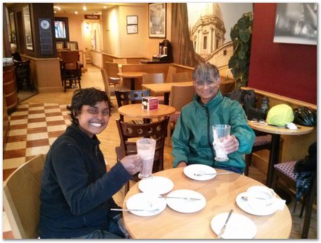 Oxford-Cambridge bike ride, Steve Ooi, Priti, Harry Bhadeshia, rain
